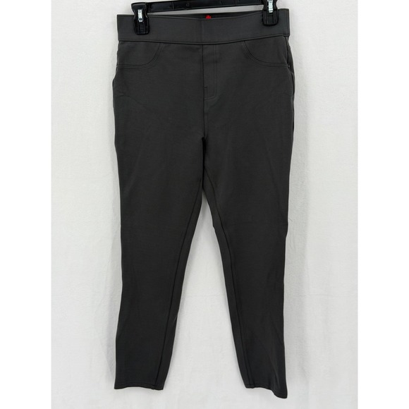 SPANX Pants - Spanx Pants Women Medium Gray The Perfect Ankle Pull On Ponte Knit Travel Office